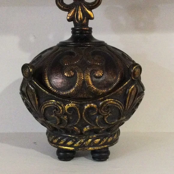 Resin Trinket/Candy Dish with Lid Decor - Picture 3 of 16